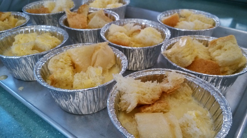 These are the bread and butter puddings before putting into the oven. IMG_20141008_132047.jpg